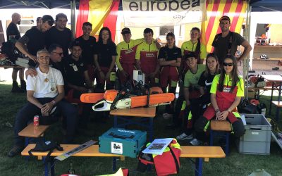 Diez estudiantes seleccionados tras el Campeonato Forestal Nacional de Estudiantes (CFNE 2026) representaron a España en la competición europea celebrada en Litzlhof, Austria, del 19 al 22 de mayo.